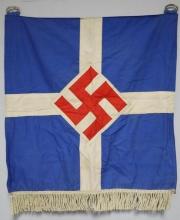 WWII GERMAN THIRD REICH ICELANDIC PARTY FLAG