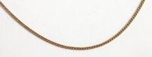 14K YELLOW GOLD 18 INCH CURB LINK CHAIN NECKLACE