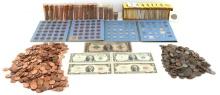 U.S. & WORLD COIN CURRENCY COLLECTION LARGE SIZE