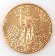 1/10TH OZ AMERICAN EAGLE GOLD COIN BU