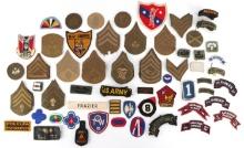 WWII US ARMY & POST WAR PATCHES AIRBORNE INF MORE