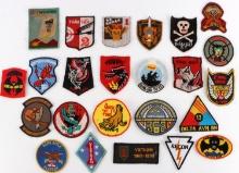 US MILITARY LOT OF 25 VIETNAM ERA JACKET PATCHES