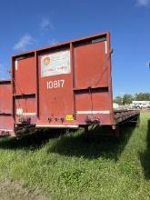 1972 Flatbed Trailer 40ft W/t
