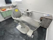 BDS DENTAL CHAIR & DENTAL INSTRUMENT TABLE