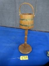 WOODEN BUCKET STAND  19 T