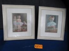 2 BALLERINA PRINTS  15 X 17