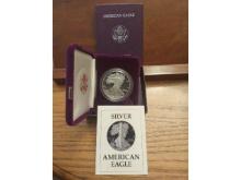 1987 SILVER EAGLE IN BOX PROOF
