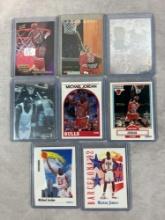 Lot of 8 Michael Jordan Inserts and Base NM-Mint see pics of these beauties