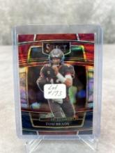 2021 Select Tom Brady Red White and Blue Prizm-Mint- serial #’d 201/249 hard to find parallel
