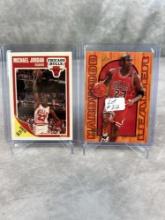 Lot of 2 Michael Jordan Cards Including Tough to Find Flair- NM-Mint you also get an 89/90 Fleer
