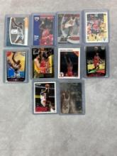Lot of 10 Different Michael Jordan Cards-Nm-Mint some really tough cards to find in this lot- see pi
