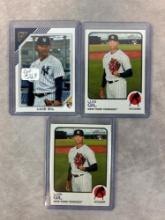 Lot of 3 2022 Luis Gil Yankees Rookie Cards- Mint- great lot of Yankees rising star