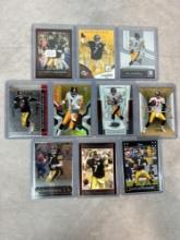 Lot of 10 Different Ben Roethlisberger Steelers Cards- Mint- nice lot of Big Ben cards