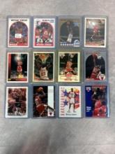 Lot of 12 different Michael Jordan Cards NM-Mint nice lot of Jordan’s