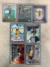 Lot of 7 Different LeBron James Insert Cards Mint sweet lot of LeBron cards