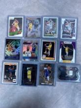Lot of 12 LeBron James Lakers Cards Mint Great lot of King James playing for the Lake Show