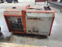Kubota Lowboy II diesel 7k generator showing 6,376 hrs