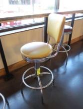 cushioned bar stools w/ backs