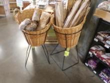 bread baskets w/ stands