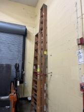 Louisville 14ft Wooden A-Frame Ladder