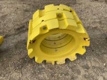(3) JD Tractor Wheel Weights
