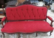 Red Antique Couch, 72"x48"
