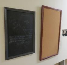 Chalk Board (20x30) & Cork Board (23x43) Lot