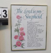 The Lord is My Shepherd, 16"x20"