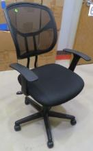 office chair meshed  back hydraulic with arms