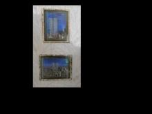 New York City foiled prints in frames