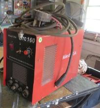 Mitech  160 amp welding machine comes with ground cable and electrode lead