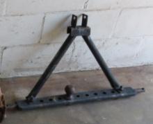 3 point hitch bar tractor attachment with trailer ball