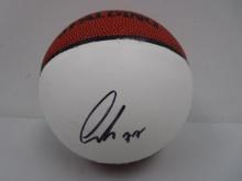 Luka Doncic of the Dallas Mavericks signed autographed mini basketball PAAS COA 680