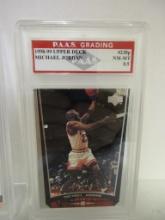 Michael Jordan Chicago Bulls 1998-99 Upper Deck #230p graded PAAS NM-MT 8.5