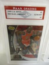 Mchael Jordan Chicago Bulls 1999 Upper Deck Ionix #1 graded PAAS Gem Mint 10