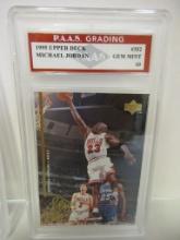 Michael Jordan Chicago Bulls 1995 Upper Deck #352 graded PAAS Gem Mint 10