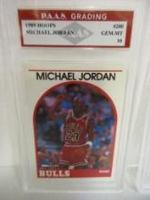 Michael Jordan Chicago Bulls 1989 Hoops #200 graded PAAS Gem Mint 10
