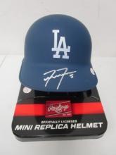 Freddie Freeman of the LA Dodgers signed autographed mini batting helmet PAAS COA 983