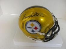 Terry Bradshaw of the Pittsburgh Steelers signed autographed mini football helmet PAAS COA 998