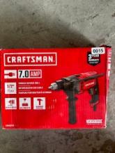 Craftsman 7.0 Amp Corded Hammer Drill 1/2'' - Like New