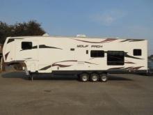 2010 FOREST RIVER CHEROKEE WOLF PACK 39' 5TH WHEEL TOY HAULER