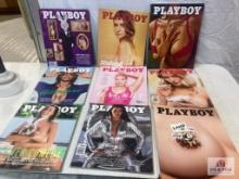 2017 Playboy Magazines complete set of 12