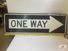 Vintage "One Way" Sign