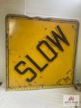 Vintage "Slow" Sign Pittsburgh