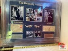 Jack Ruby Check/Lee Harvey Oswald Postcard Signed Photo Frame