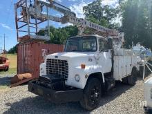 Ford F800 Cable Placing Bucket Truck
