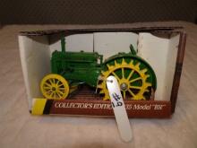 JD Model BR Tractor Collector's Edition NIB 1/16th Scale