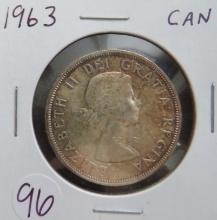 1963- Canada Silver Dollar