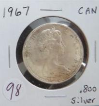 1967- Canada Silver Dollar