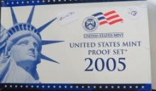 2005- United States Mint, 50 State Quarters Proof Set
